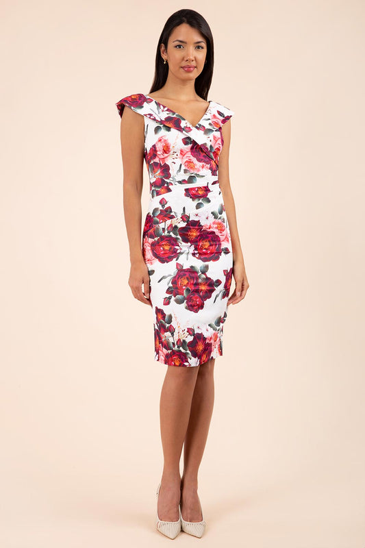 Eliza Sleeveless Print Dress