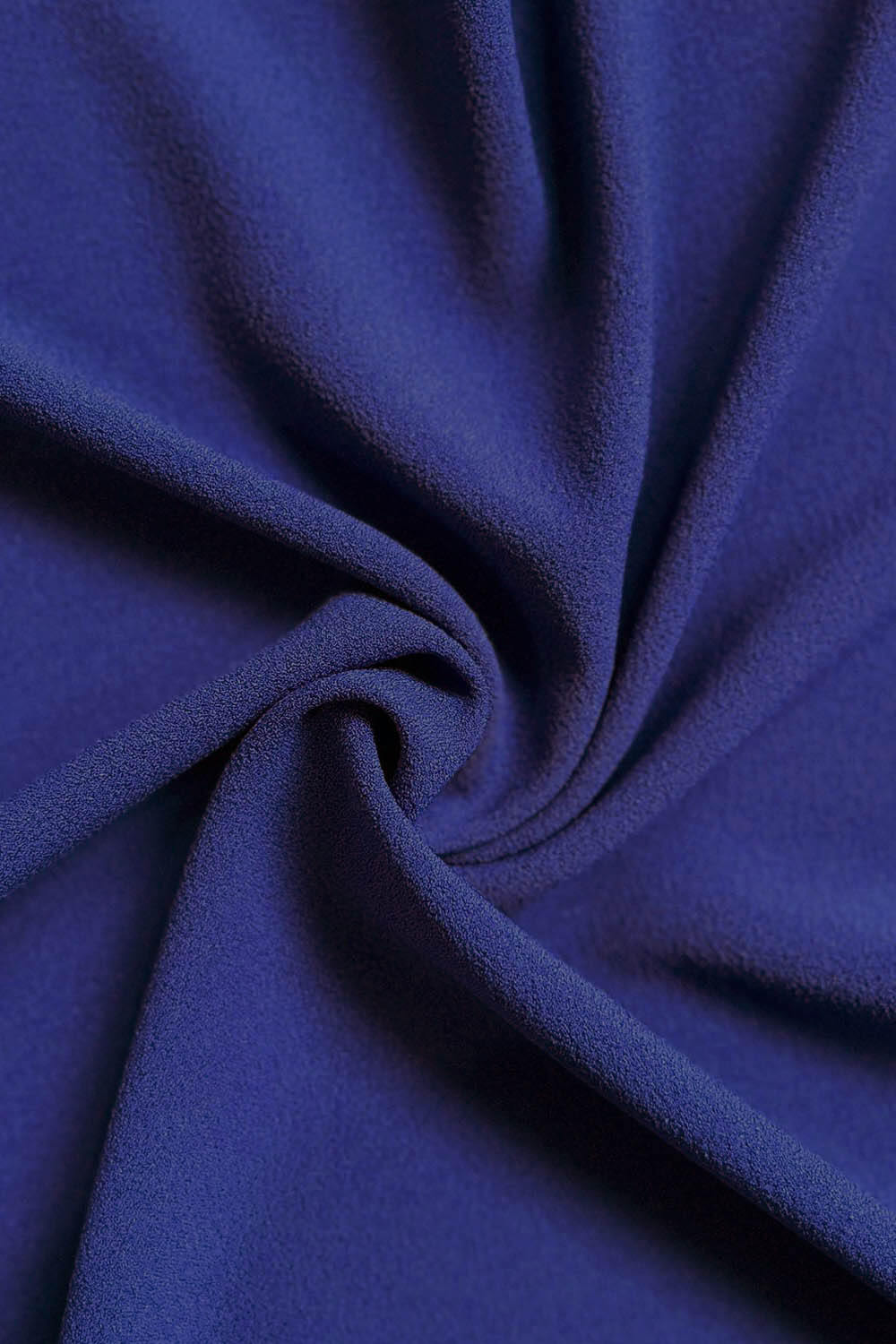 RIPPLE CREPE FABRIC IN INDIGO BLUE